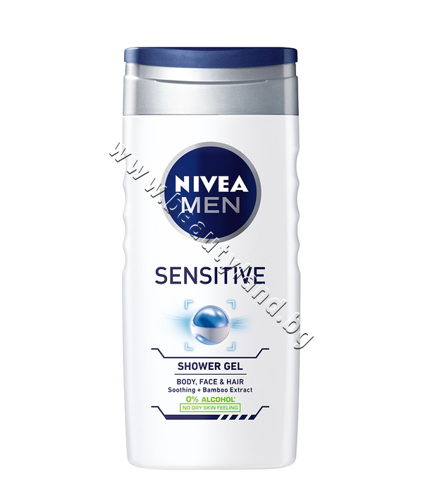 NI-81079 Душ гел Nivea Men Sensitive Shower Gel - изображение 1 от 1