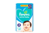     Pampers Active Baby Midi, 66-Pack