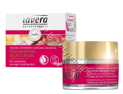 LA-106544   Lavera Regenerating Night Cream Cranberry