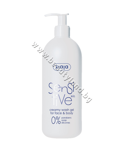 ZI-15463  Ziaja Sensitive Creamy Wash Gel for Face & Body