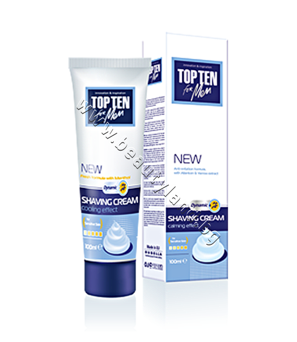 TT-160052 Крем Top Ten for Men Dynamic Shaving Cream Cooling Effect - изображение 1 от 1