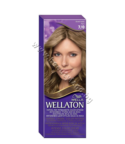 WE-3000033    Wellaton Intense Color Cream, 7/0 Rousseau
