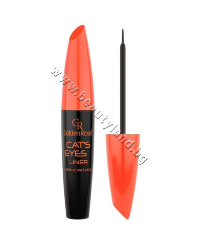 GR-253440   Golden Rose Cat`s Eyes Liner Black