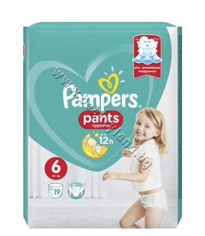 PA-0202430  Pampers Pants Extra Large, 19-Pack