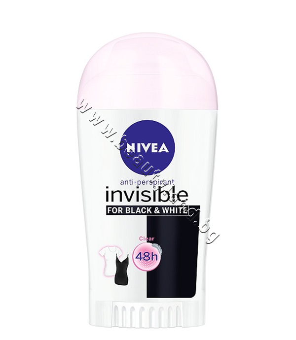 NI-82236 Стик Nivea Invisible For Black & White Clear - изображение 1 от 1