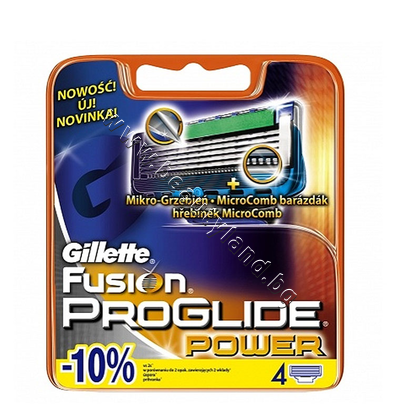 GI-1301205  Gillette Fusion ProGlide Power, 4-Pack