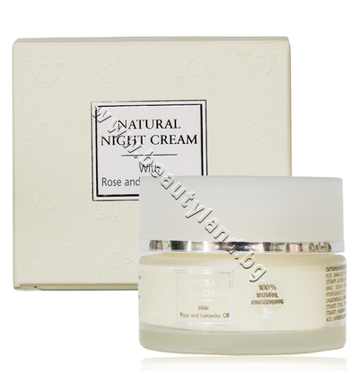 NV-01012   Nature Vie Night Cream with Rose and Lavender Oil