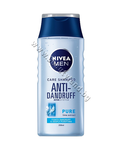 NI-81550  Nivea Men Care Shampoo Anti-Dandruff Pure