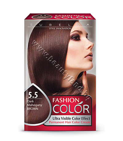 RU-152055    Rubelia Fashion Color, 5.5 Dark Mahogany Brown