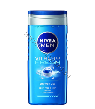 NI-80800   Nivea Men Vitality Fresh Shower Gel