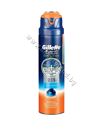 GI-1301430  Gillette Fusion ProGlide Sensitive 2 in 1 Ocean Breeze