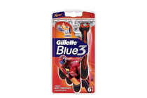        Gillette Blue 3 Pride, 6-Pack