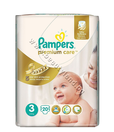 PA-0202448  Pampers Premium Care Midi, 20-Pack