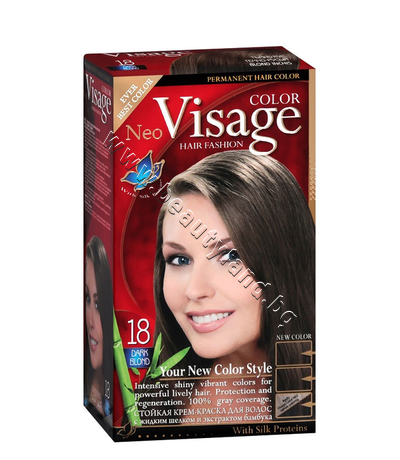 VI-206018    Visage Fashion Permanent Hair Color, 18 Dark Blond
