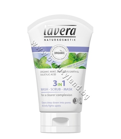 LA-106536 - Lavera 3 in 1 Wash-Scrub-Mask