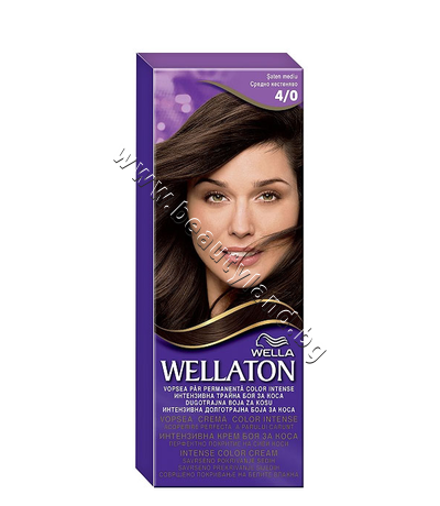 WE-3000046 Боя за коса Wellaton Intense Color Cream, 4/0 Brown