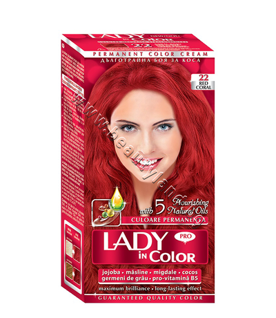 LC-161022    Lady in Color Pro, 22 Red Coral