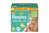     Pampers Active Baby Dry Midi, 126-Pack