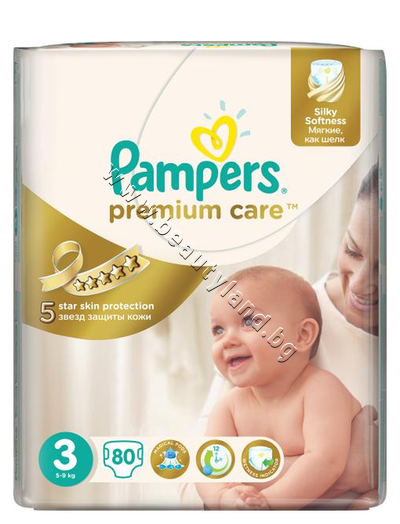 PA-0201913  Pampers Premium Care Midi, 80-Pack