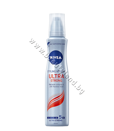 NI-86948 Пяна за коса Nivea Styling Mousse Ultra Strong