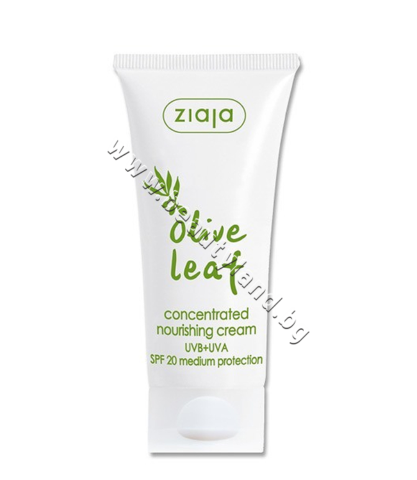 ZI-15366 Дневен крем Ziaja Olive Leaf Nourishing Cream UVB+UVA SPF 20 - изображение 1 от 1
