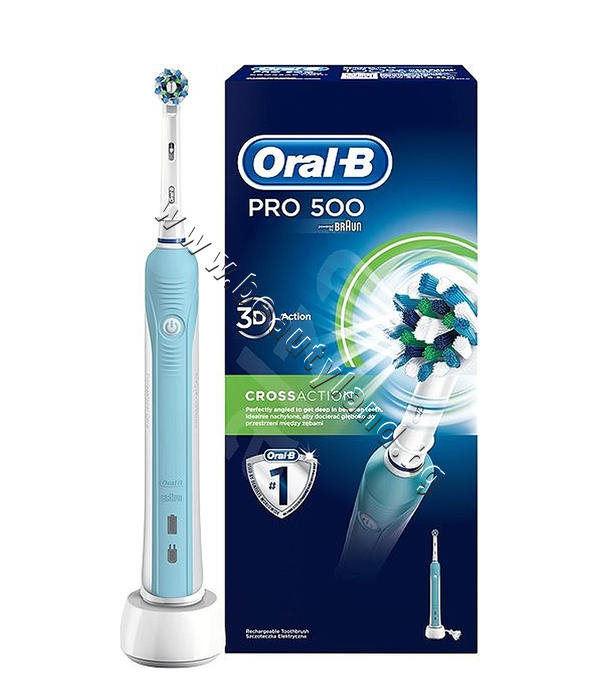 OB-0102341 Четка за зъби Oral-B Pro 500 3D White - изображение 1 от 1