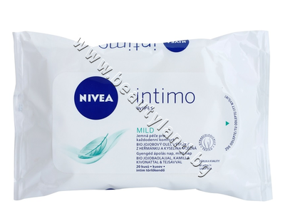 NI-80783   Nivea Intimo Wipes Mild, 20-Pack