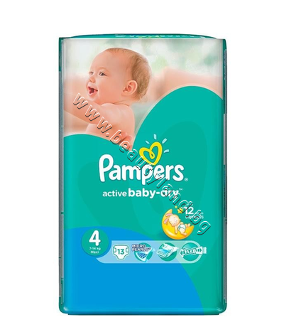 PA-0202304  Pampers Active Baby Dry Maxi, 13-Pack