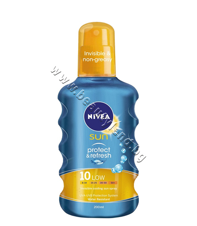 NI-85801  Nivea Sun Protect & Refresh Invisible SPF 10