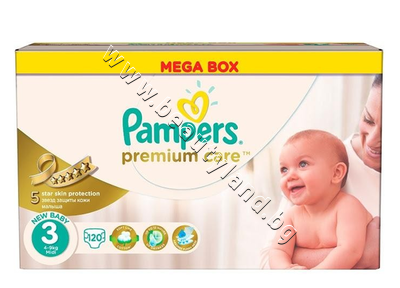 PA-0202346  Pampers Premium Care Midi, 120-Pack