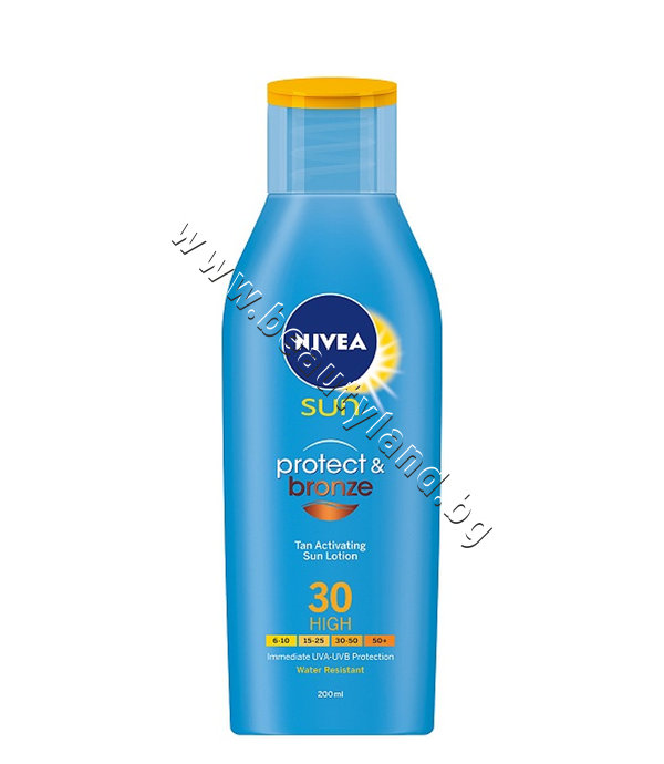 NI-85825 Лосион Nivea Sun Protect & Bronze SPF 30 - изображение 1 от 1
