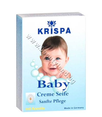 KR-370005  Krispa Baby Creme Seife mit Kamille