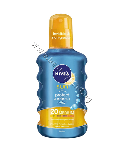 NI-85802  Nivea Sun Protect & Refresh Invisible SPF 20