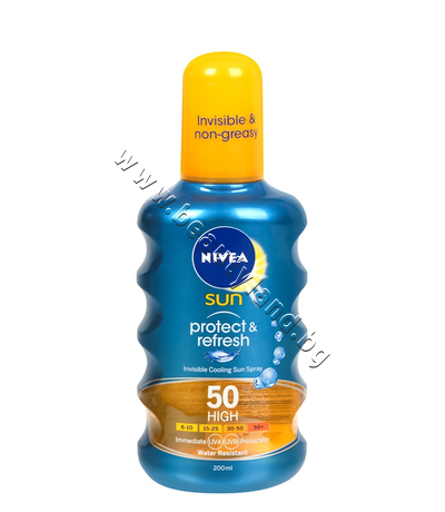 NI-85860  Nivea Sun Protect & Refresh Invisible SPF 50