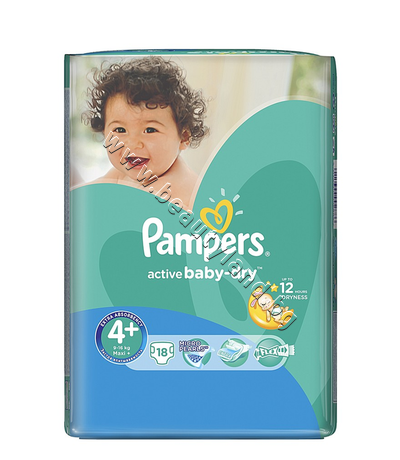 PA-0200250  Pampers Active Baby Maxi Plus, 16-Pack