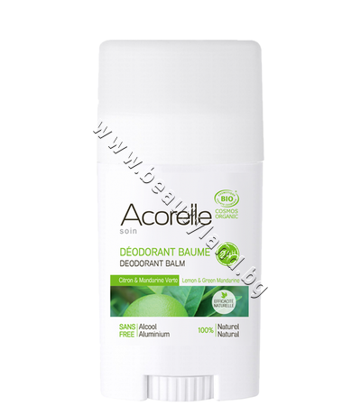 AC-deo1  Acorelle Deodorant Balm Lemon and Green Mandarine