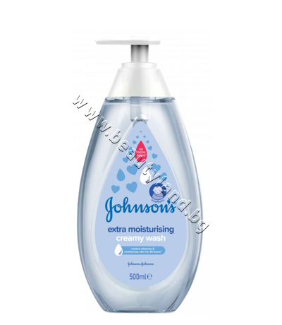 s17035 Шампоан Johnson's Extra Moisturising Creamy Wash, 500 ml