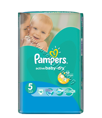 PA-0200162  Pampers Active Baby Junior, 15-Pack