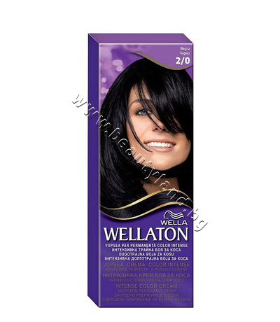 WE-3000036    Wellaton Intense Color Cream, 2/0 Black