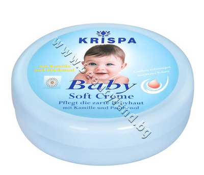 KR-370007  Krispa Baby Soft Creme mit Kamille und Panthenol