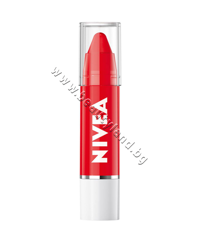 NI-85132    Nivea Lipstick Poppy Red