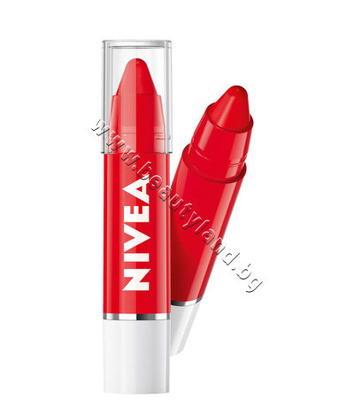 NI-85132    Nivea Lipstick Poppy Red