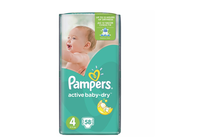     Pampers Active Baby Maxi, 58-Pack