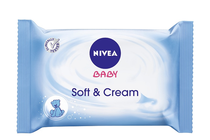 Мокри кърпички за бебета и деца » Мокри кърпички Nivea Baby Soft & Cream Wipes, 20-Pack