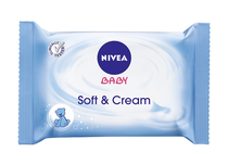          Nivea Baby Soft & Cream Wipes, 20-Pack