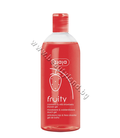 ZI-16088   Ziaja Fruity Cranberry & Wild Strawberry Shower Gel