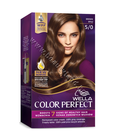 WE-7332560    Wella Color Perfect Kit, 5/0 Brown