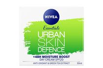 Дневни кремове за лице » Дневен крем Nivea Essentials Urban Skin Defence + 48H Moisture Boost SPF 20