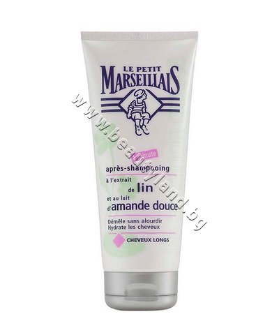 LM-1986  Le Petit Marseillais Apres-Shampooing Lin & Lait d'Amande Douce