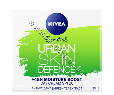 NI-82550   Nivea Essentials Urban Skin Defence + 48H Moisture Boost SPF 20